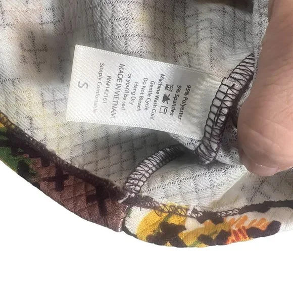 Lularoe Womens Size S "Cassie"  Plum Floral Knit Pencil Skirt Casual Business - Picture 3 of 9